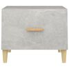 vidaXL Salontafel 50x50x40 cm bewerkt hout betongrijs