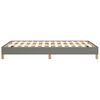 vidaXL Bedframe zonder matras 120x200 cm stof donkergrijs