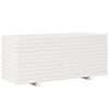vidaXL Plantenbak 110x40x49,5 cm massief grenenhout wit