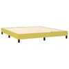 vidaXL Boxspring met matras stof groen 160x200 cm