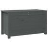 vidaXL Opbergbox grijs 80x40x45,5 cm massief grenenhout
