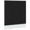 vidaXL Vaatwasserpaneel Lyon 60x1,5x67 cm bewerkt hout zwart eiken