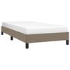 vidaXL Bedframe zonder matras 80x200 cm stof taupe