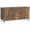 vidaXL TV-kast 99 x 34,5 x 52 cm Gerookt eiken Bewerkt hout