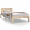 vidaXL Bedframe massief grenenhout 90x200 cm