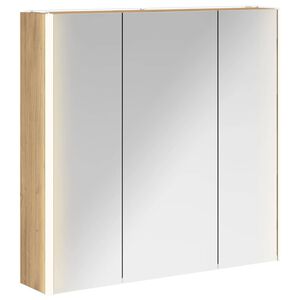 vidaXL Badkamer spiegelkast Ambachtelijk eiken 73,5 x 15,5 x 70 cm