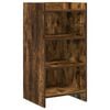 vidaXL Dressoir Gerookt eiken 40 x 36 x 80 cm Bewerkt hout