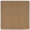vidaXL Gebied Tapijt Licht Bruin 200 x 200 cm Jute