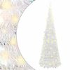 vidaXL Kunstkerstboom pop-up 150 LED's 180 cm wit