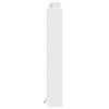 vidaXL Hoofdbord Kast met LED Wit 160 x 16,5 x 103,5 cm Bewerkt hout