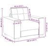 vidaXL Sofastoel Roze 100x78x80 cm Fluweel