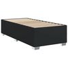 vidaXL Boxspring met matras kunstleer zwart 100x200 cm