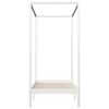 vidaXL Hemelbedframe massief grenenhout wit 100x200 cm