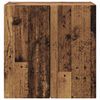 vidaXL TV-wandkast Oud Hout 59,5 x 31 x 60 cm Bewerkt hout