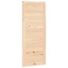 vidaXL Schuifdeur 80x1,8x204,5 cm massief grenenhout