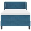 vidaXL Boxspringbed met matras Donkerblauw 100 x 200 cm Fluweel
