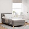 vidaXL Boxspringbed met matras Taupe 200 x 90 cm Polyester
