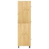 vidaXL Kast met plank Honing 60 x 32 x 40 cm Massief grenenhout