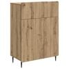 vidaXL Dressoir Artisanaal eiken 66 x 34,5 x 92 cm Bewerkt hout
