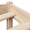 vidaXL Bedframe zonder matras massief grenenhout 140x190 cm