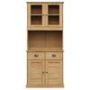 vidaXL Hoge kast VIGO 78x40x175 cm massief grenenhout