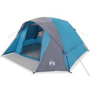 vidaXL Tent 4-persoons waterdicht blauw
