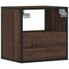 vidaXL Nachtkastjes 2st wandgemonteerd 40x31x39,5cm bruin eikenkleurig
