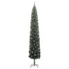 vidaXL Kunstkerstboom Groen 270 cm PVC en Staal en Kunststof