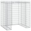 vidaXL Schanskorf voor vuilnisbak 110x91x120 cm gegalvaniseerd ijzer