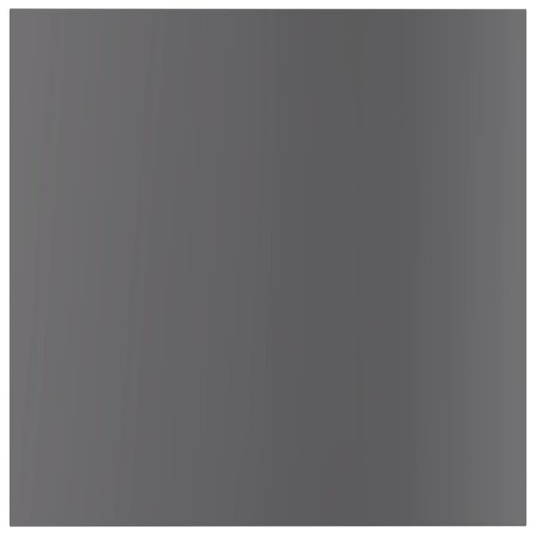 vidaXL Wandschappen 8 st 40x40x1,5 cm bewerkt hout hoogglans grijs