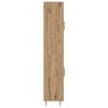 vidaXL Highboard Artisan Eiken 69,5 x 34 x 180 cm Bewerkt hout