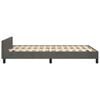 vidaXL Bedframe zonder matras 120x200 cm fluweel donkergrijs