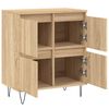 vidaXL Dressoir 60x35x70 cm bewerkt hout sonoma eikenkleurig
