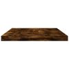 vidaXL Wandschappen 4 st 40x20x1,5 cm bewerkt hout gerookt eikenkleur
