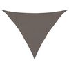vidaXL Zonnezeil 160 g/m&sup2; 3,5x3,5x4,9 m HDPE antracietkleurig