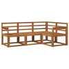 vidaXL Buiten bankenset 4 pcs Naturel Massief Acaciahout