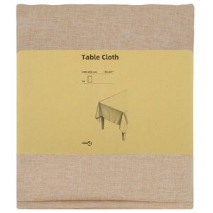 vidaXL Tafelkleed 5 st Rechthoekig Beige 140 x 220 cm