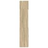 vidaXL Opbergkast 80x42,5x225 cm bewerkt hout sonoma eikenkleurig