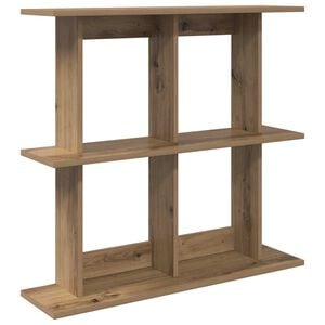 vidaXL Wandplank Muurmontage Artisanaal eiken 100 x 20 x 75 cm