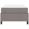 vidaXL Boxspringbed Taupe 100 x 200 cm Stof