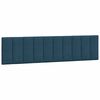 vidaXL Bed met matras "Hanko" fluweel blauw 200x200 cm