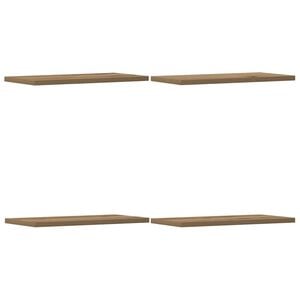 vidaXL Wandschappen 4 st 40x20x1,5 cm bewerkt hout artisanaal eiken