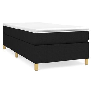 vidaXL Boxspring bed 100x200 cm stof zwart