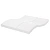 vidaXL Schuimmatras 7 zones hardheid 20 ILD 180x220 cm wit