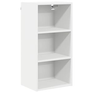 vidaXL Hangkast Wit 40 x 29,5 x 80 cm Bewerkt hout