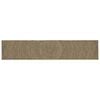vidaXL Gebied Tapijt Naturel en Zwart 60 x 400 cm Jute