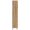 vidaXL Hoge kast met lade 2 pcs Artisan Eiken Bewerkt hout