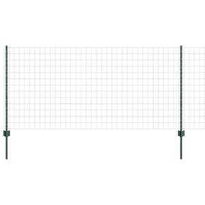 vidaXL Gelaste draadhek 25 x 1 m (B x H) PVC-Coated Staal Groen Mesh