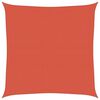 vidaXL Zonnezeil 160 g/m&sup2; 7x7 m HDPE terracottakleurig