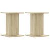vidaXL Speakerstandaards 2 st 30x30x40 cm bewerkt hout sonoma eiken